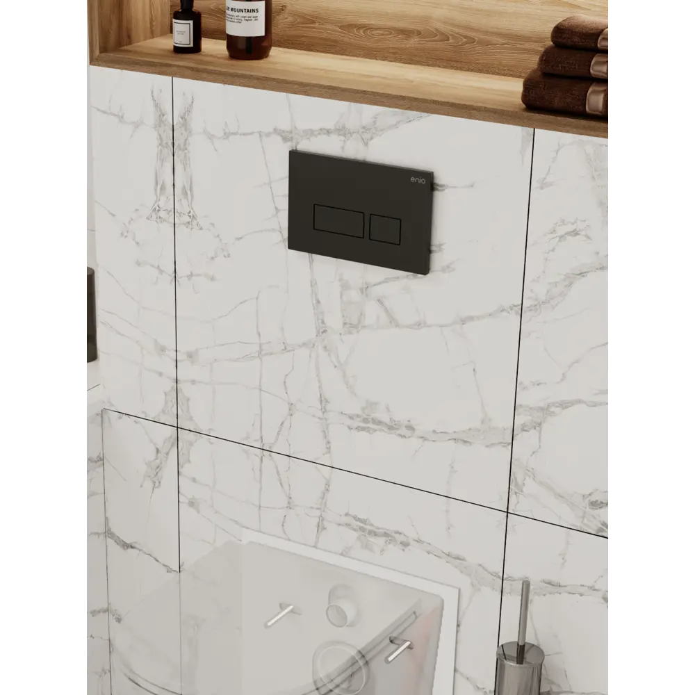 Фото 17 Комплект инсталляция и унитаз 3 в 1: инсталляция Enio Profi EN7050050 унитаз подвесной Enio Binario BL и кнопка чёрная матовая Linea Фото 17 Комплект инсталляция и унитаз 3 в 1: инсталляция Enio Profi EN7050050 унитаз подвесной Enio Binario BL и кнопка чёрная матовая Linea