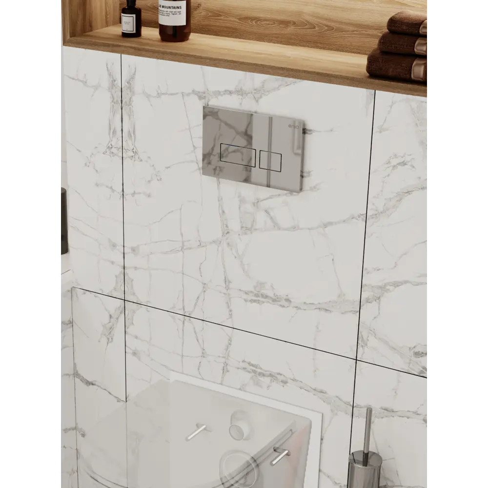 Фото 21 Комплект инсталляция и унитаз 3 в 1: инсталляция Enio Profi EN7050050 унитаз подвесной Enio Unico Tornado и кнопка хром Linea Фото 21 Комплект инсталляция и унитаз 3 в 1: инсталляция Enio Profi EN7050050 унитаз подвесной Enio Unico Tornado и кнопка хром Linea