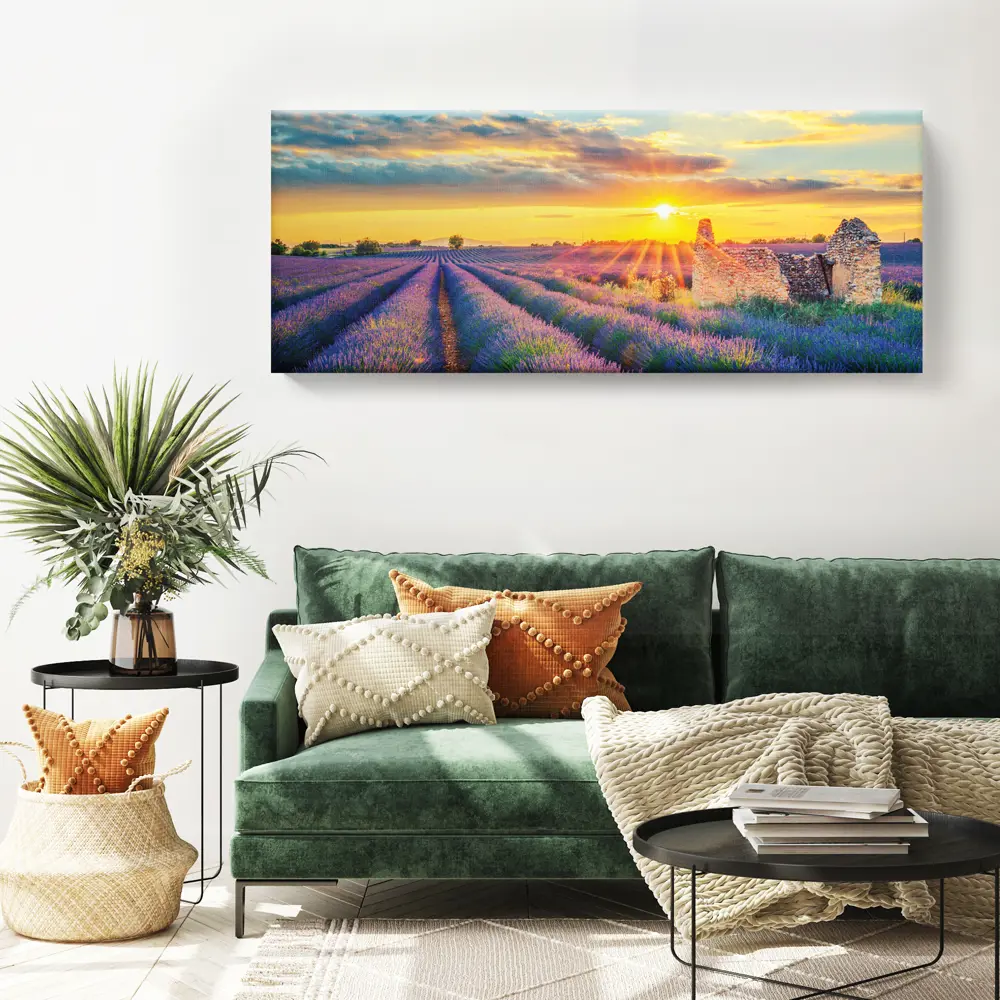 Фото 2 Картина на холсте Postermarket "Лавандовое поле" 115x45 см Фото 2 Картина на холсте Postermarket "Лавандовое поле" 115x45 см