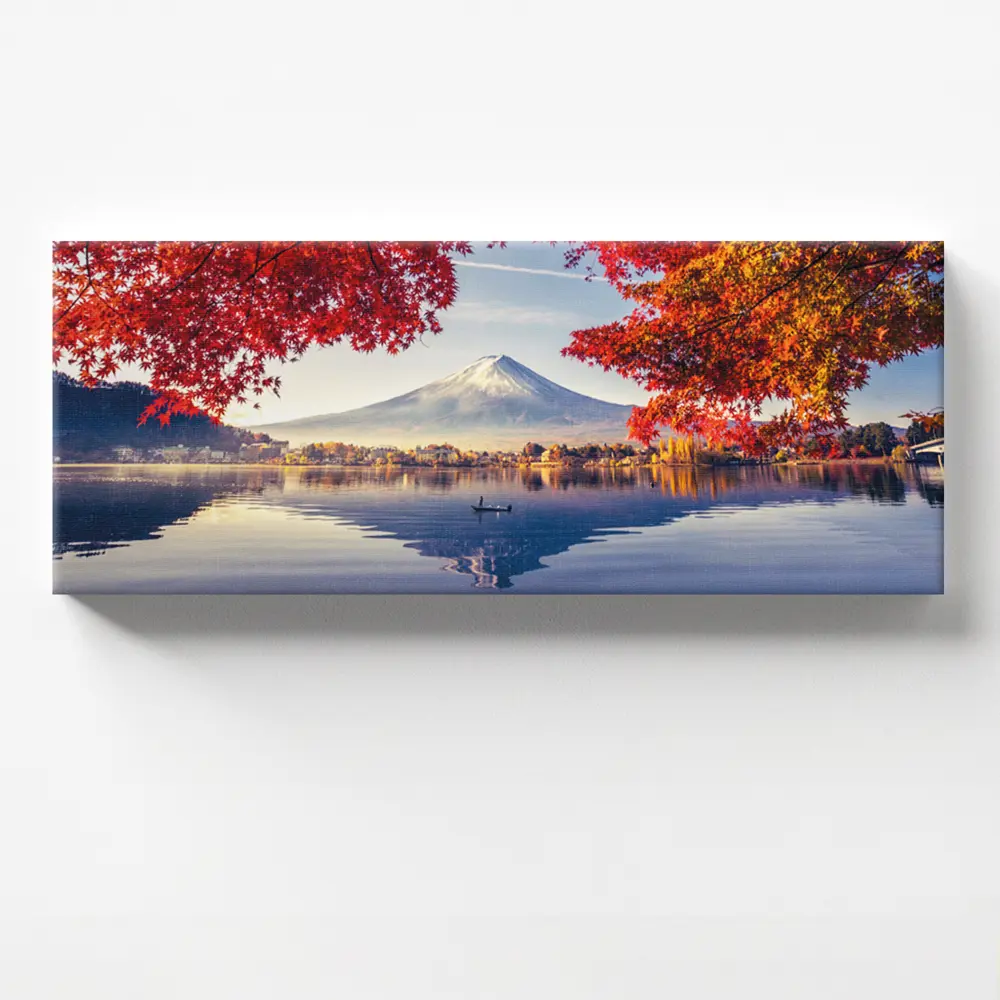 Фото Картина без рамки Postermarket Горное озеро 45x115 см