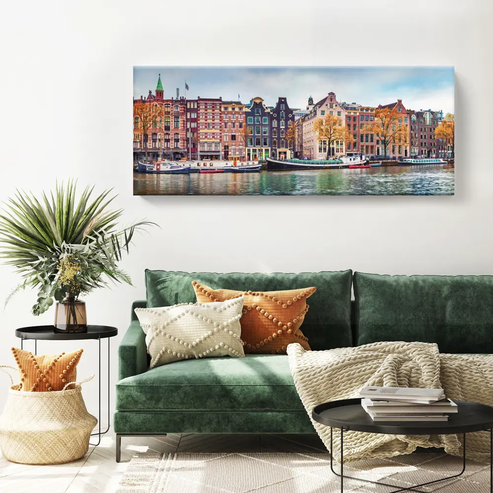 Фото 2 Картина без рамки Postermarket Амстердам 45x115 см