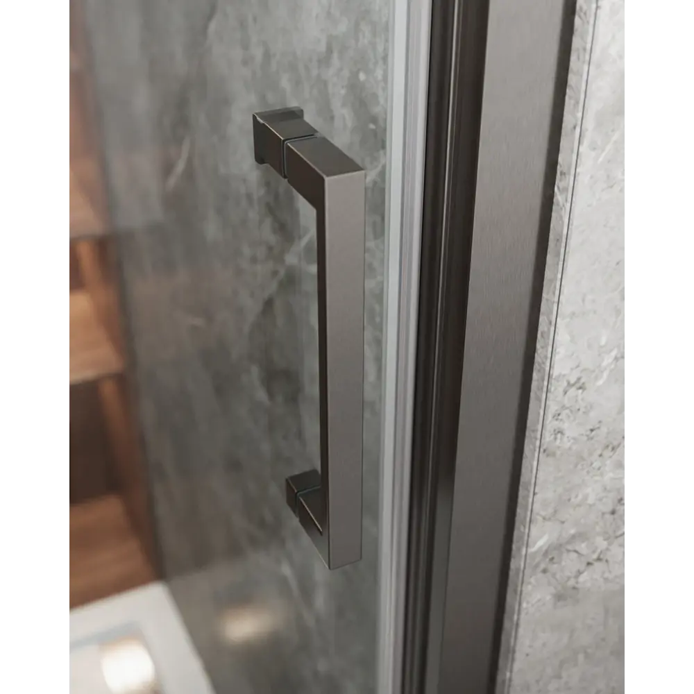 Фото 2 Душевая дверь Cezares Molveno-BF-3-100-C-GM-IV 100см эффект стекла прозрачный раздвижной Фото 2 Душевая дверь Cezares Molveno-BF-3-100-C-GM-IV 100см эффект стекла прозрачный раздвижной