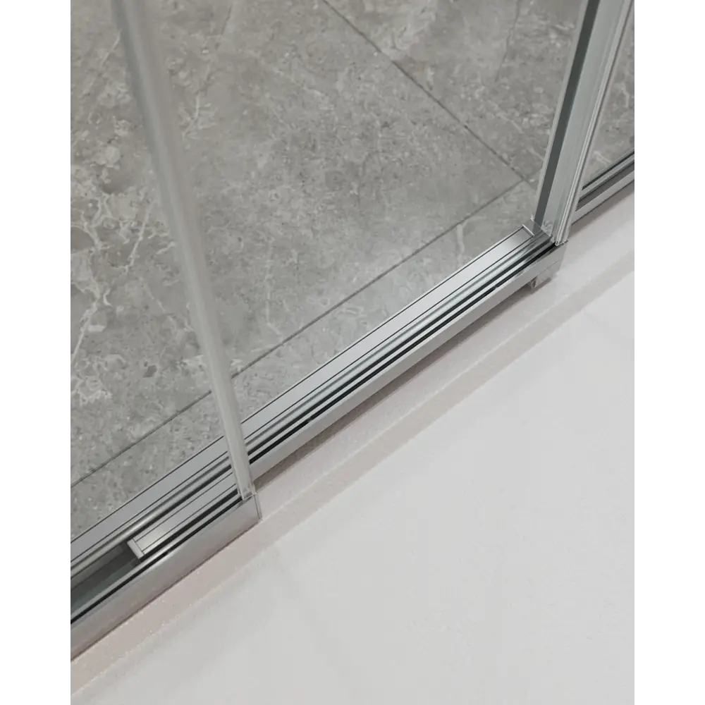 Фото 4 Душевая дверь Cezares Molveno-BF-3-120-C-Cr-IV 120см эффект стекла прозрачный раздвижной Фото 4 Душевая дверь Cezares Molveno-BF-3-120-C-Cr-IV 120см эффект стекла прозрачный раздвижной