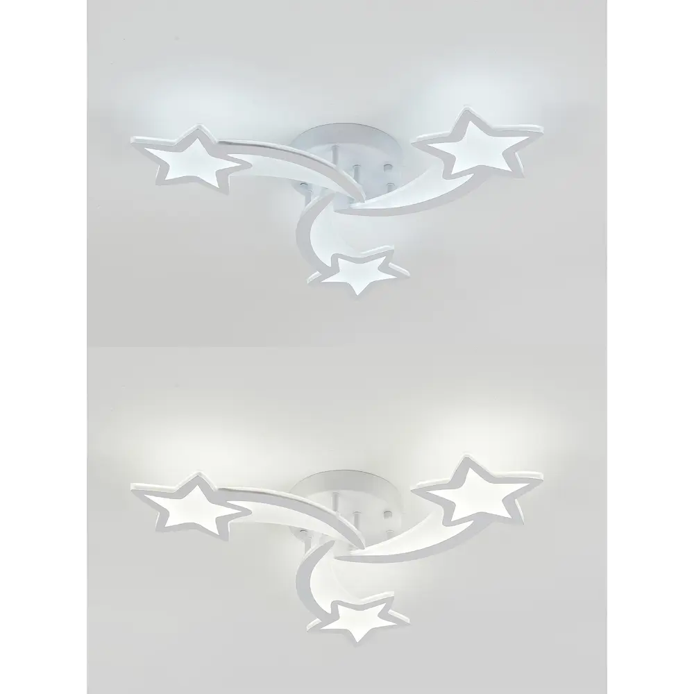 Фото 5 Люстра потолочная светодиодная Natali kovaltseva Led lamps 81402 с пультом управления 15 м² регулируемый белый свет цвет белый Фото 5 Люстра потолочная светодиодная Natali kovaltseva Led lamps 81402 с пультом управления 15 м² регулируемый белый свет цвет белый
