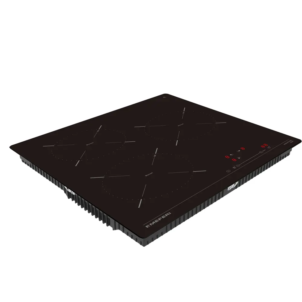 Фото 3 Индукционная варочная панель Meferi MIH453BK POWER 45 см 3 конфорки цвет черный Фото 3 Индукционная варочная панель Meferi MIH453BK POWER 45 см 3 конфорки цвет черный