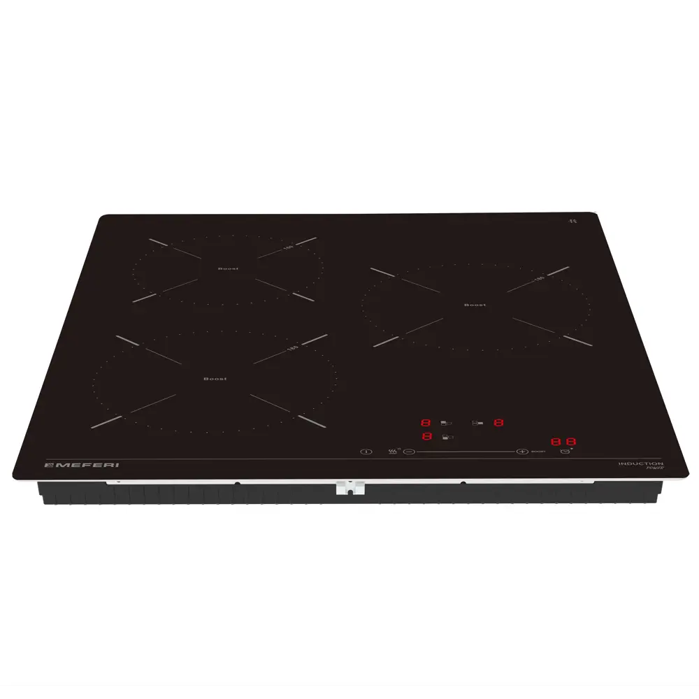 Фото 4 Индукционная варочная панель Meferi MIH453BK POWER 45 см 3 конфорки цвет черный Фото 4 Индукционная варочная панель Meferi MIH453BK POWER 45 см 3 конфорки цвет черный