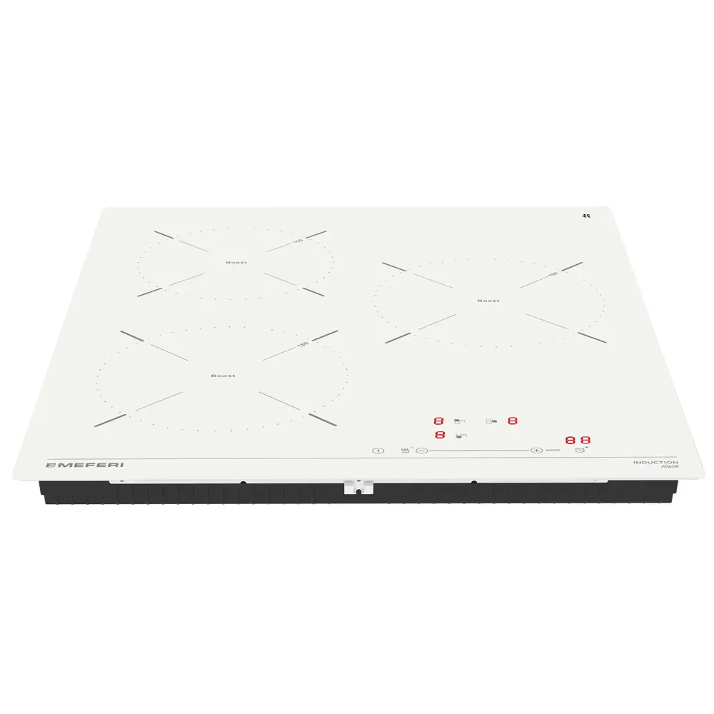 Фото 3 Индукционная варочная панель Meferi MIH604WH POWER 59 см 4 конфорки цвет белый Фото 3 Индукционная варочная панель Meferi MIH604WH POWER 59 см 4 конфорки цвет белый