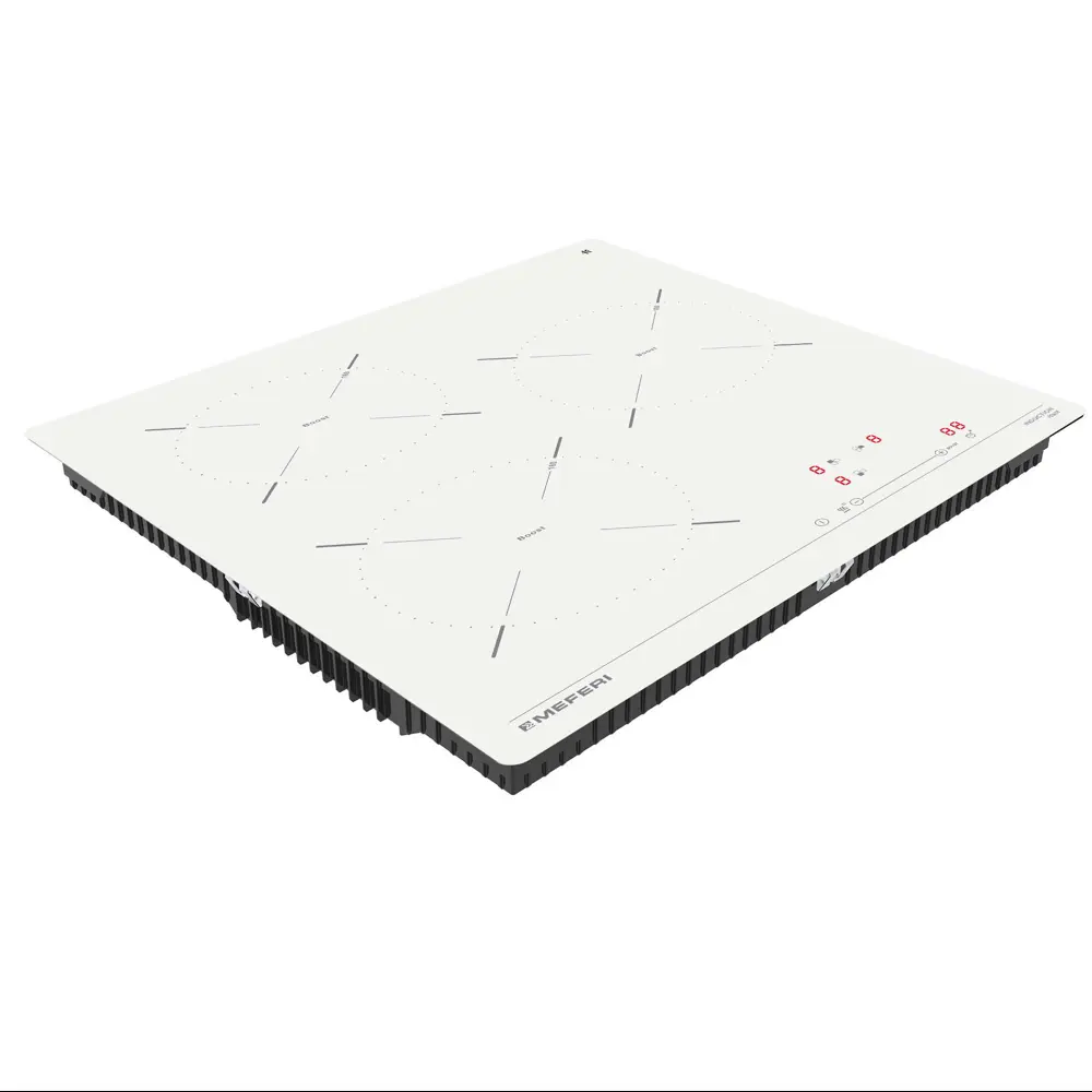 Фото 4 Индукционная варочная панель Meferi MIH604WH POWER 59 см 4 конфорки цвет белый Фото 4 Индукционная варочная панель Meferi MIH604WH POWER 59 см 4 конфорки цвет белый