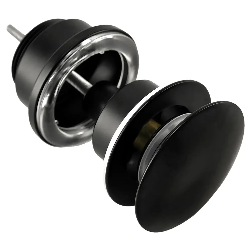 Фото 7 Донный клапан для раковины Elghansa WBT-227-Black 14 см ø40 клик-клак цвет черный матовый, черный Фото 7 Донный клапан для раковины Elghansa WBT-227-Black 14 см ø40 клик-клак цвет черный матовый, черный