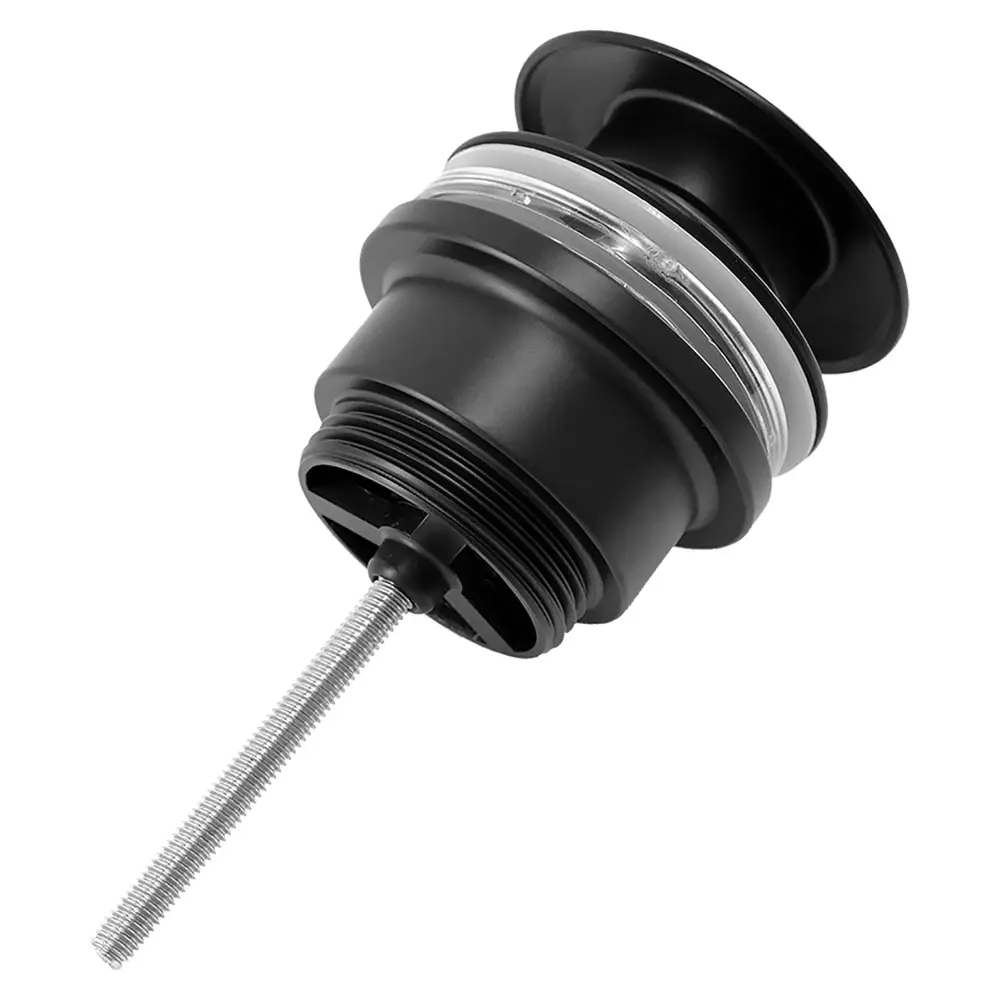 Фото 3 Донный клапан для раковины Elghansa WBT-227-Black 14 см ø40 клик-клак цвет черный матовый, черный Фото 3 Донный клапан для раковины Elghansa WBT-227-Black 14 см ø40 клик-клак цвет черный матовый, черный