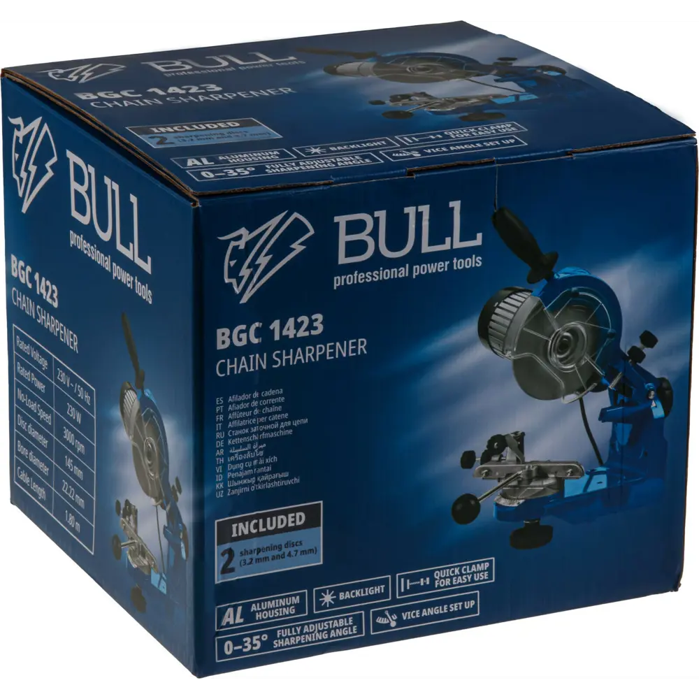 Фото 11 Станок для заточки цепи Bull BGC 1423, 230 Вт Фото 11 Станок для заточки цепи Bull BGC 1423, 230 Вт