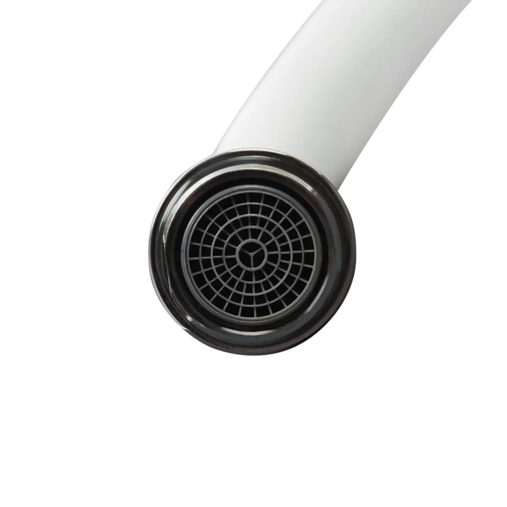 Фото 6 Однорычажный смеситель Славен Сл-цв-ф26 излив 27 см цвет белый