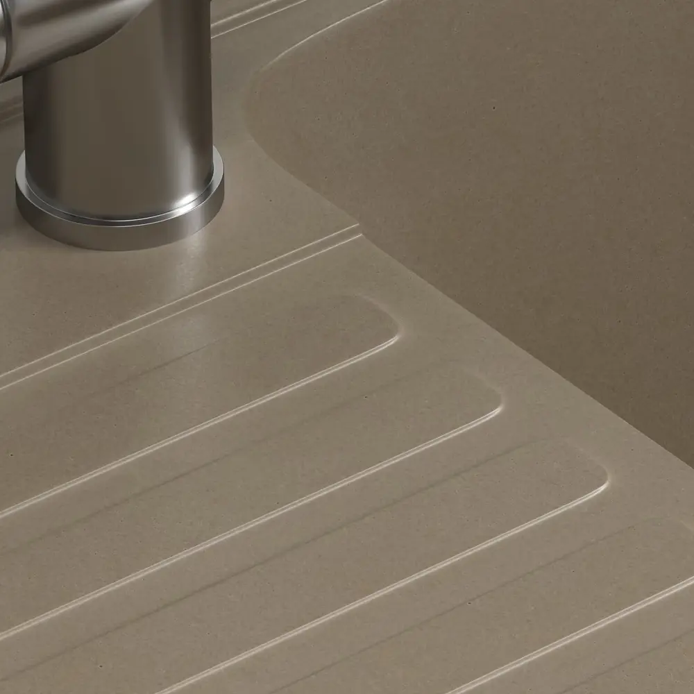 Фото 6 Мойка для кухни врезная Reflexion Prima RF0460BE бежевый 62х48см