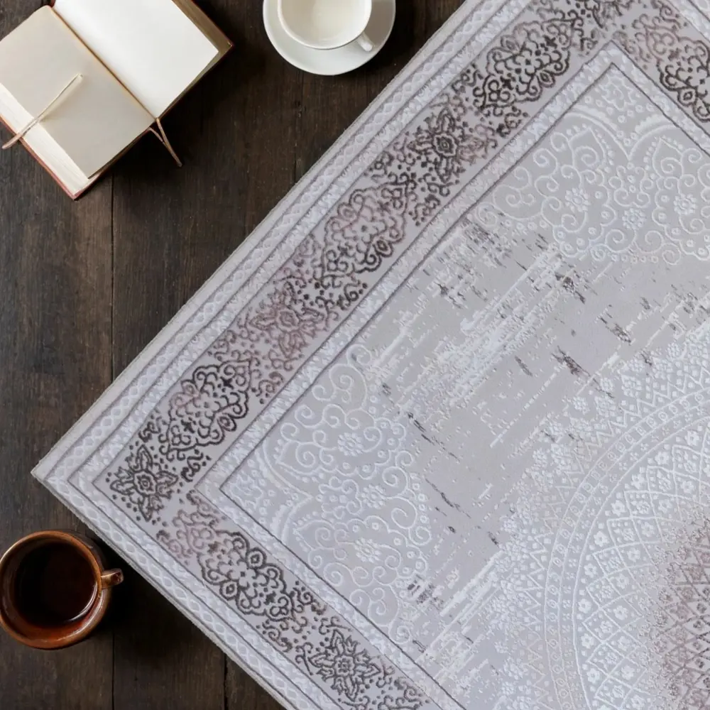 Фото Ковер Elisa Palma 4890A D.Grey-D.Grey 200x300 см Полиэстер цвет Темно-Серый Фото Ковер Elisa Palma 4890A D.Grey-D.Grey 200x300 см Полиэстер цвет Темно-Серый