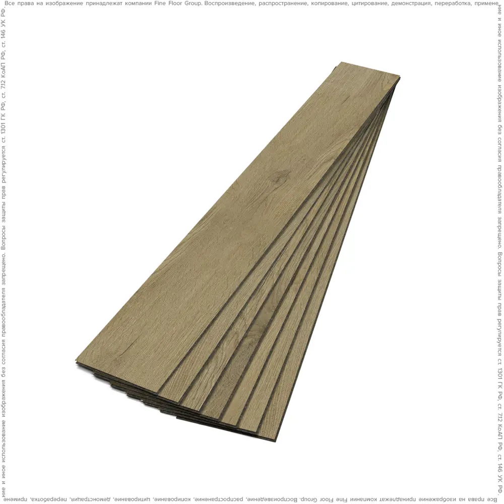 Фото 7 LVT плитка Fine Floor Rich Дуб Парос 32 класс толщина 4.50 мм 1.759 м², цена за упаковку