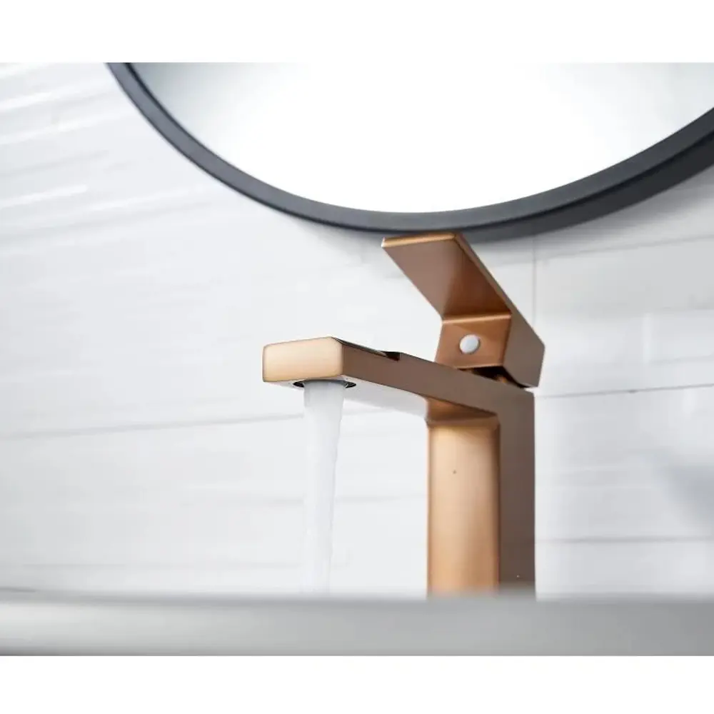 Фото 12 Смеситель для раковины Knotlor KN-20-RB-LM однорычажный цвет бронза