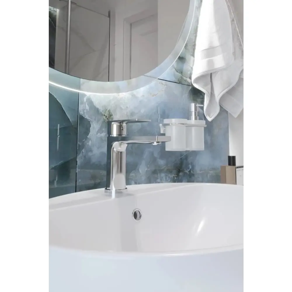 Фото 3 Смеситель для раковины Knotlor KN-30-LM однорычажный цвет хром Фото 3 Смеситель для раковины Knotlor KN-30-LM однорычажный цвет хром