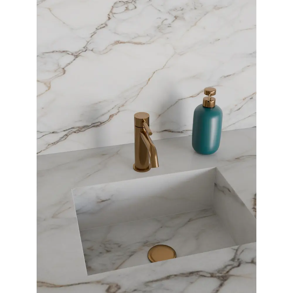 Фото 3 Смеситель для раковины Knotlor SS-20-RB-LM однорычажный цвет бронза