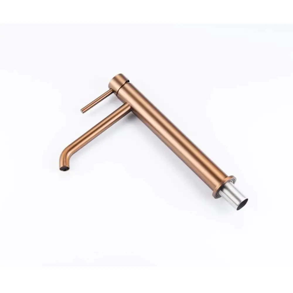 Фото 8 Смеситель для раковины Knotlor SS-21-RB-LM однорычажный цвет бронза