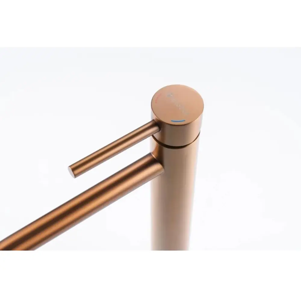 Фото 6 Смеситель для раковины Knotlor SS-21-RB-LM однорычажный цвет бронза