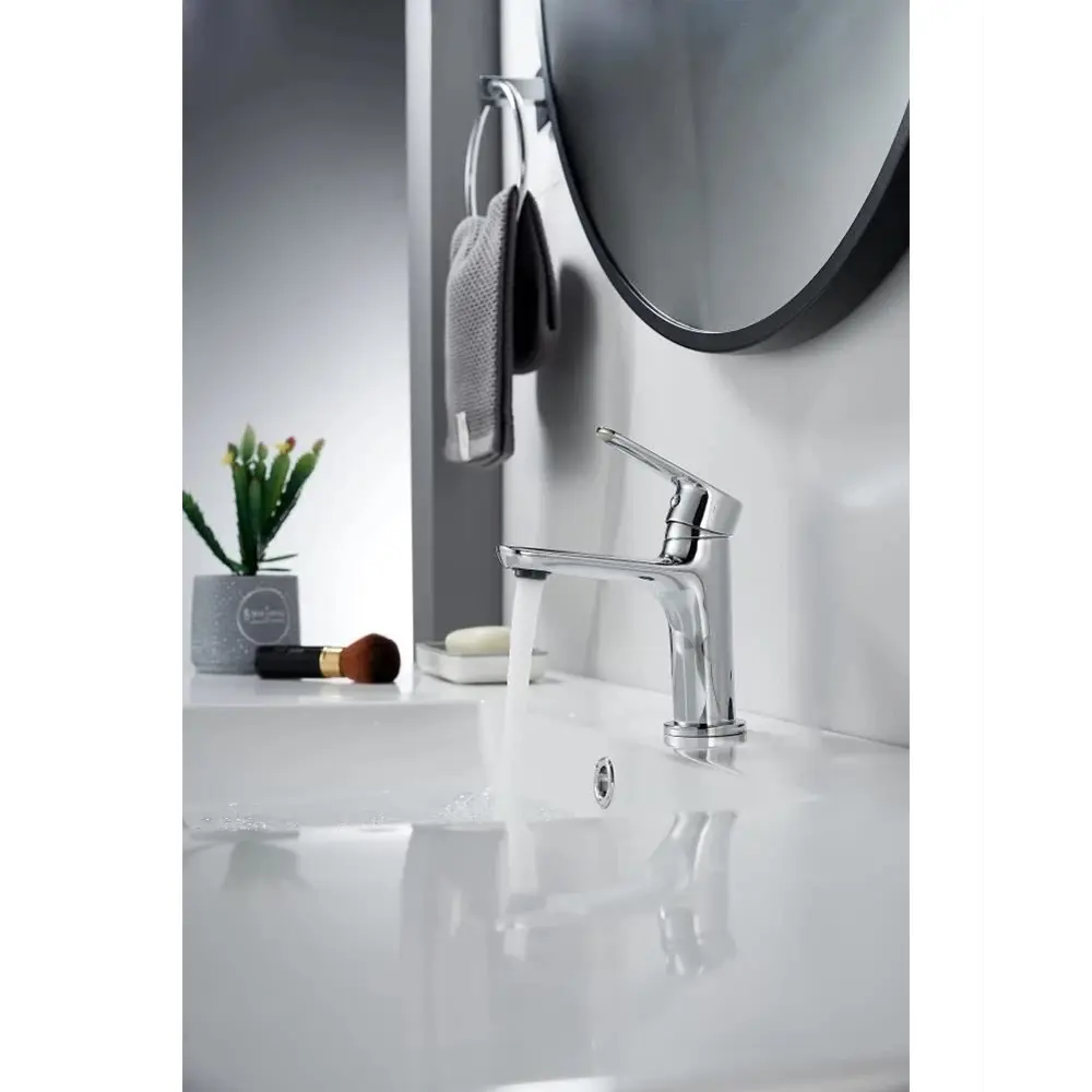 Фото 9 Смеситель для раковины Knotlor KN-60-LM однорычажный цвет хром Фото 9 Смеситель для раковины Knotlor KN-60-LM однорычажный цвет хром