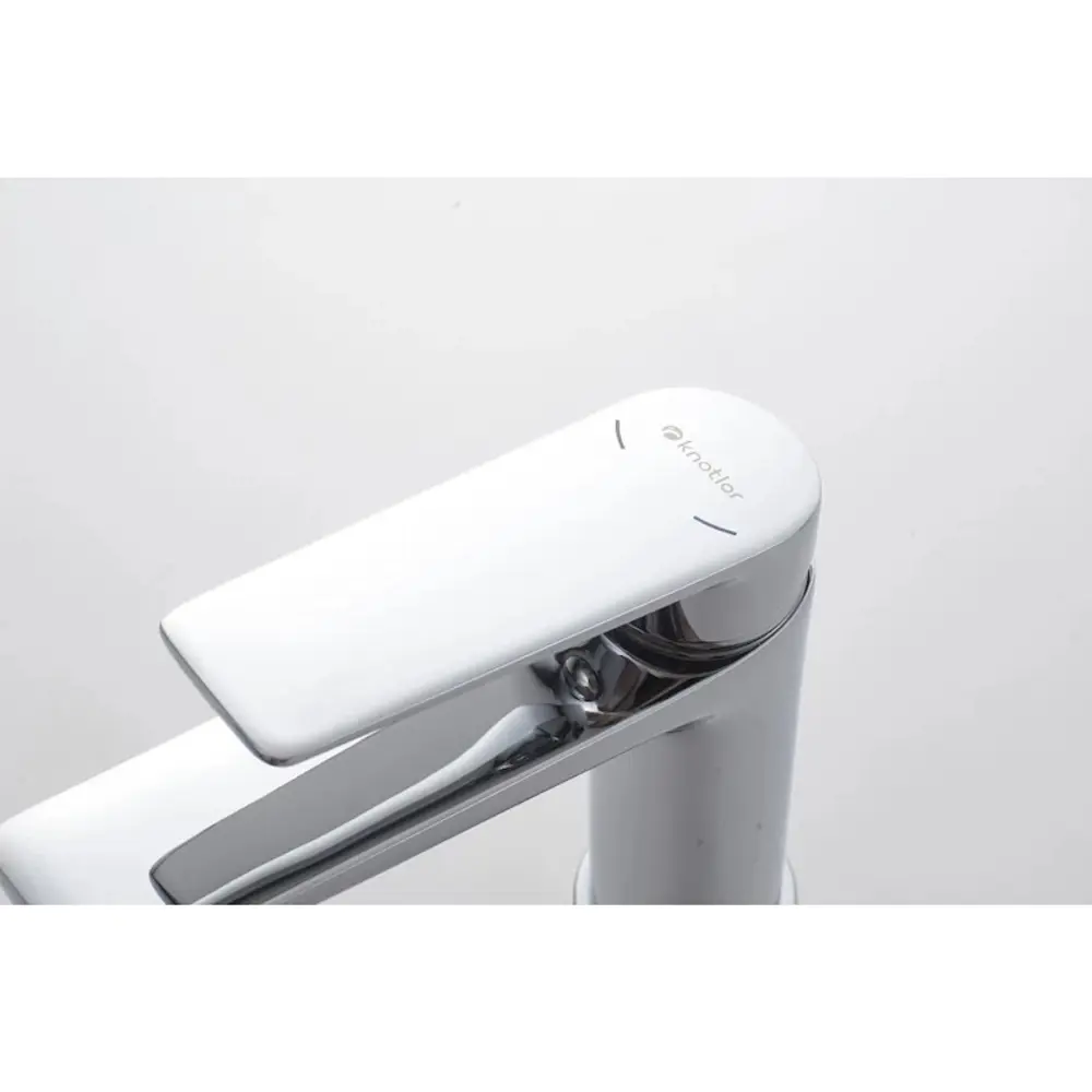 Фото 14 Смеситель для раковины Knotlor KN-60-LM однорычажный цвет хром Фото 14 Смеситель для раковины Knotlor KN-60-LM однорычажный цвет хром