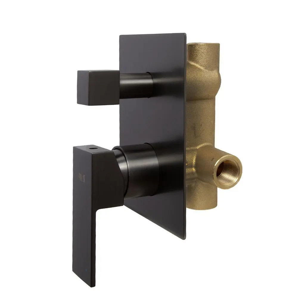 Фото 13 Душевой система скрытого монтажа AVS Cube с тропическим душем и смесителем без излива оружейная сталь Фото 13 Душевой система скрытого монтажа AVS Cube с тропическим душем и смесителем без излива оружейная сталь