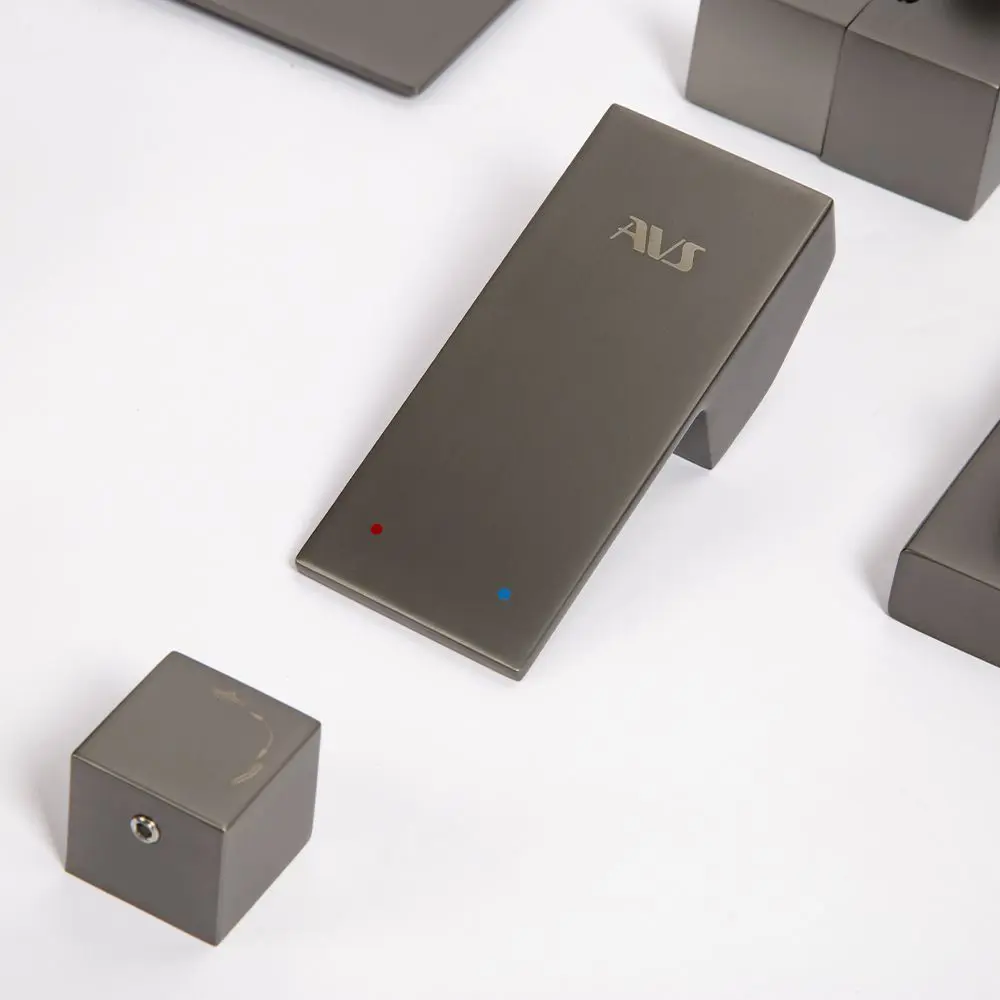 Фото 17 Душевой система скрытого монтажа AVS Cube с тропическим душем и смесителем без излива оружейная сталь Фото 17 Душевой система скрытого монтажа AVS Cube с тропическим душем и смесителем без излива оружейная сталь