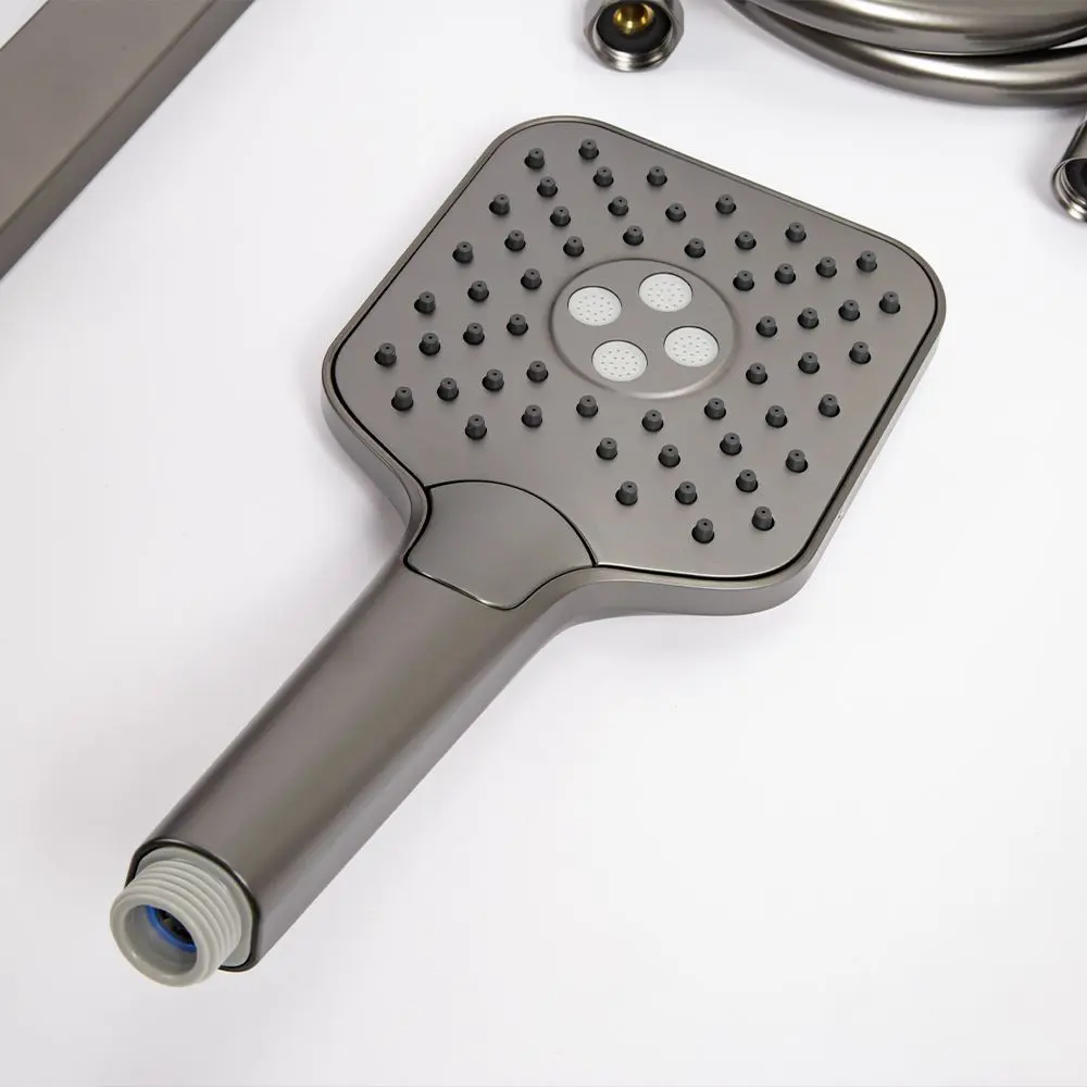 Фото 18 Душевой система скрытого монтажа AVS Cube с тропическим душем и смесителем без излива оружейная сталь Фото 18 Душевой система скрытого монтажа AVS Cube с тропическим душем и смесителем без излива оружейная сталь