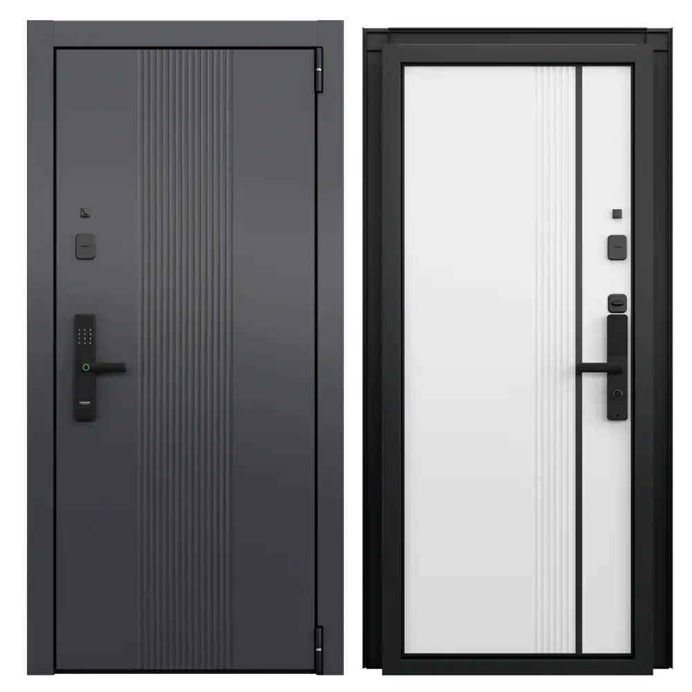 Фото Входная дверь Torex Белла-7 правый 205x95см цвет оскуро/бьянко