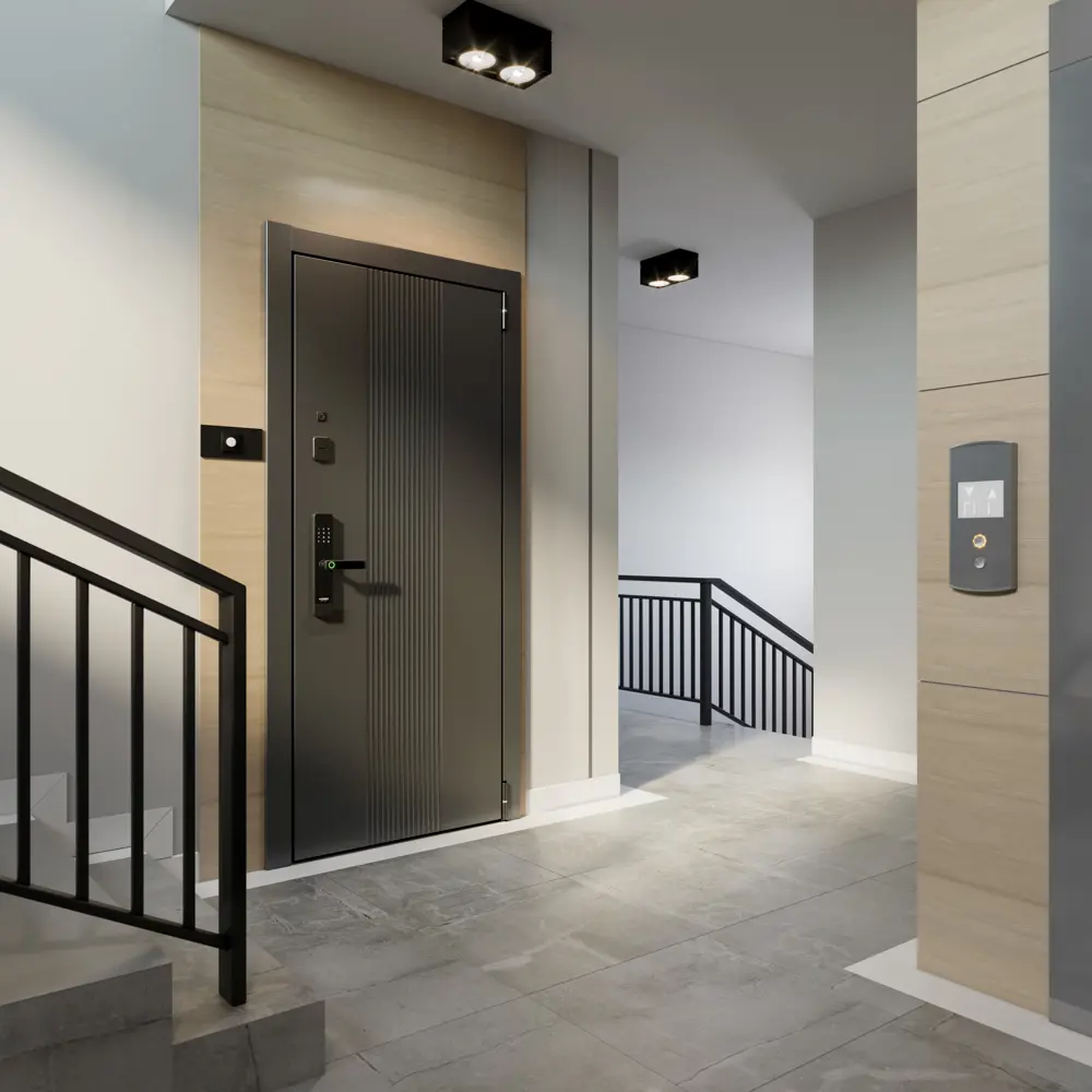 Фото 10 Входная дверь Torex Белла-7 правый 205x95см цвет оскуро/бьянко