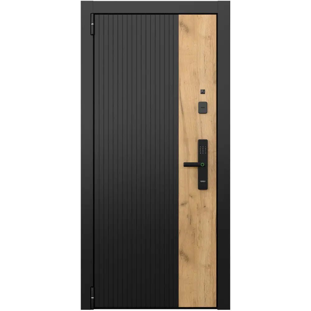 Фото 3 Входная дверь Torex Белла-1 левый 205x95см цвет черная шагрень/айвори