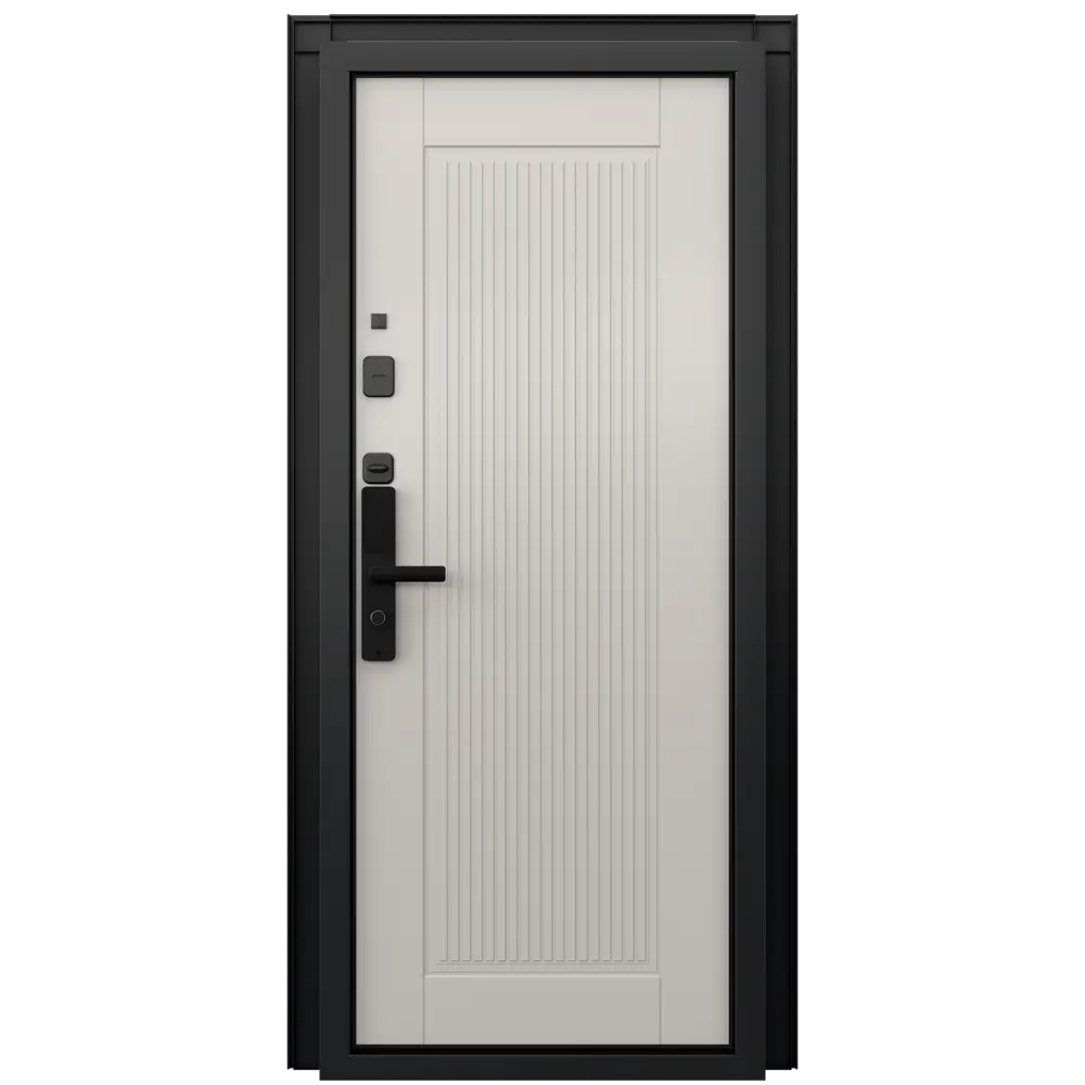 Фото 4 Входная дверь Torex Белла-1 левый 205x95см цвет черная шагрень/айвори