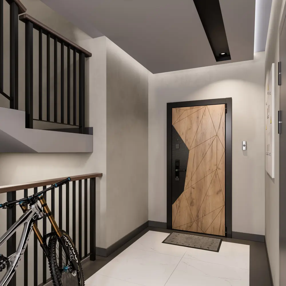 Фото 10 Входная дверь Torex Белла-3 правый 205x95см цвет дуб крафт золотой/бьянко