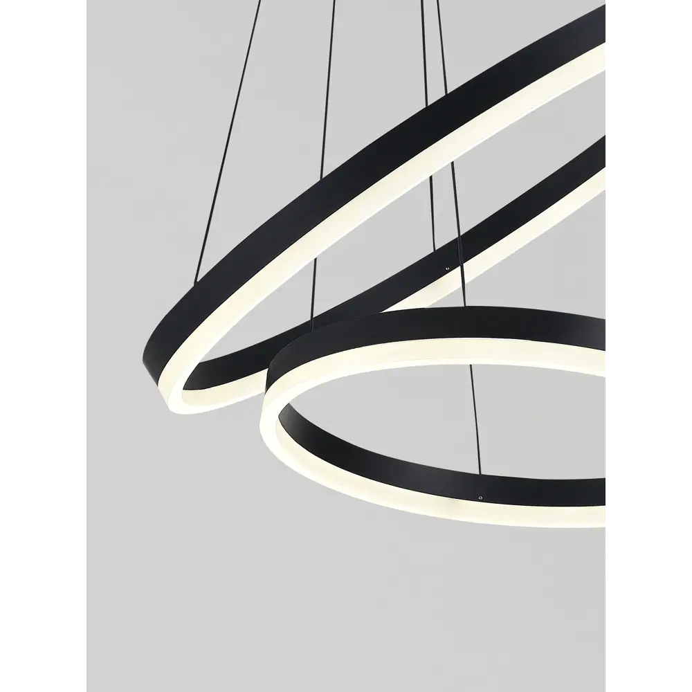 Фото 8 Люстра подвесная NATALI KOVALTSEVA OREOL LED LAMPS 81298 с пультом управления 26 м² регулируемый белый свет цвет черный Фото 8 Люстра подвесная NATALI KOVALTSEVA OREOL LED LAMPS 81298 с пультом управления 26 м² регулируемый белый свет цвет черный