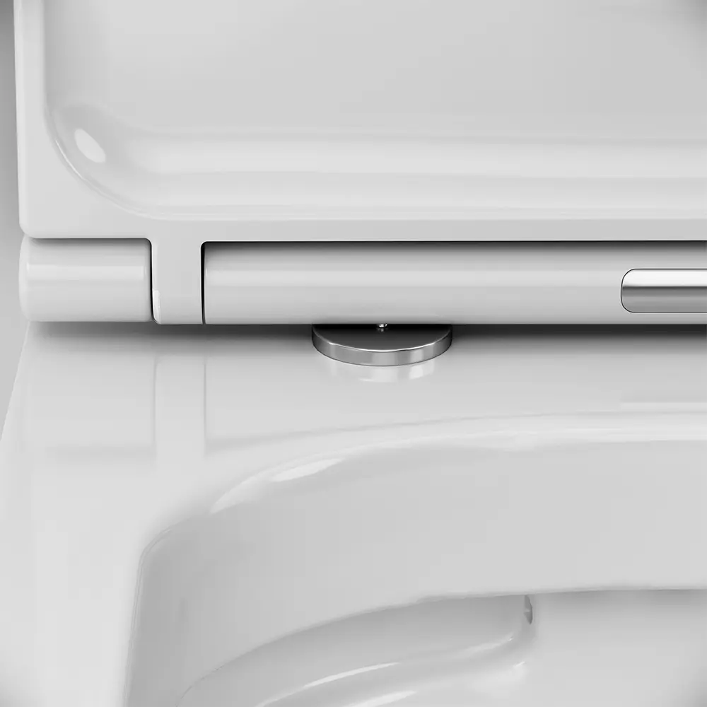 Фото 7 Комплект инсталляция с унитазом AM.PM Struktura FlashClean IS70151.9S1700, безободковый, с микролифтом, клавиша Pro цвет хром