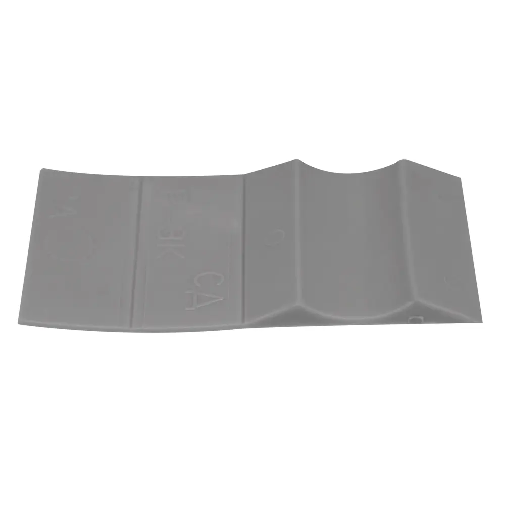 Фото Дверной стопор 50x15 мм пластик цвет серый Фото Дверной стопор 50x15 мм пластик цвет серый