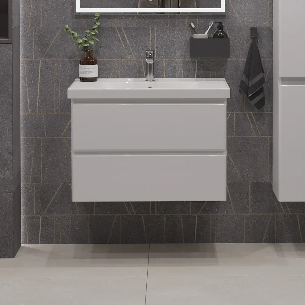 Фото 5 Тумба под раковину настенная SanStar Arista 70 70см с раковиной Фото 5 Тумба под раковину настенная SanStar Arista 70 70см с раковиной