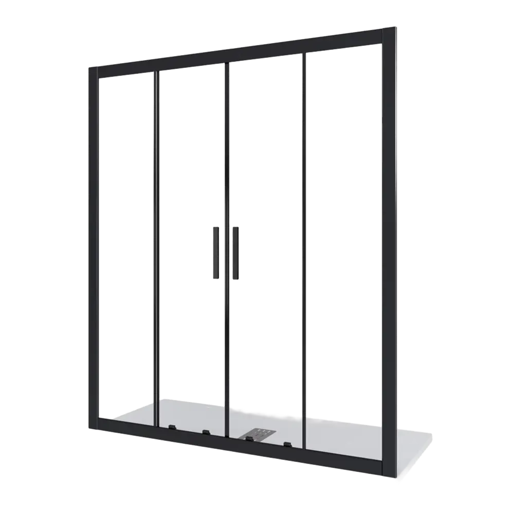 Фото 7 Душевая перегородка Good door Cofe КФ00014 150x190см черный профиль Фото 7 Душевая перегородка Good door Cofe КФ00014 150x190см черный профиль