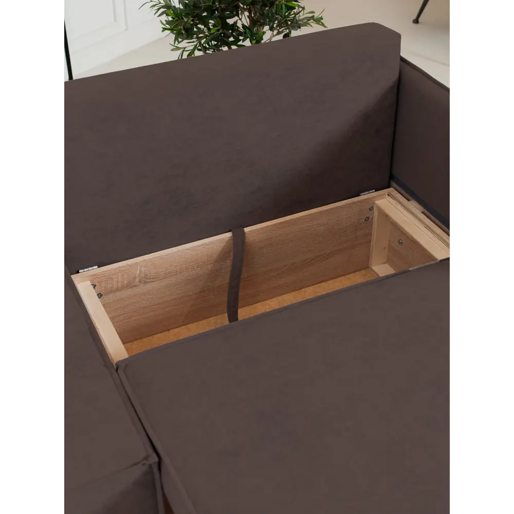 Фото 8 Диван раскладной Cityhd Парма Слим 200x90x80 см велюр цвет коричневый Фото 8 Диван раскладной Cityhd Парма Слим 200x90x80 см велюр цвет коричневый