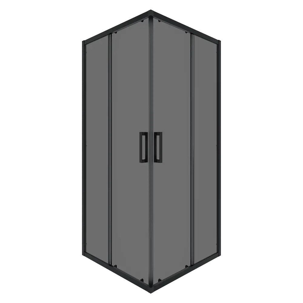 Фото 3 Душевой уголок Март Квадро Black квадратный 100x100 см черный профиль тонированное стекло раздвижной Фото 3 Душевой уголок Март Квадро Black квадратный 100x100 см черный профиль тонированное стекло раздвижной