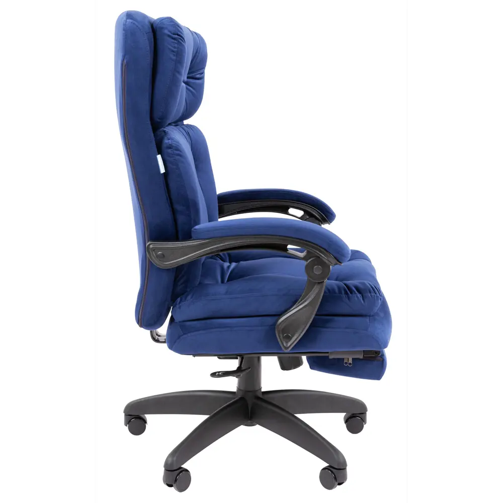 Фото 3 Офисное кресло Chairman Home 442 73x114x70 см велюр цвет синий Фото 3 Офисное кресло Chairman Home 442 73x114x70 см велюр цвет синий