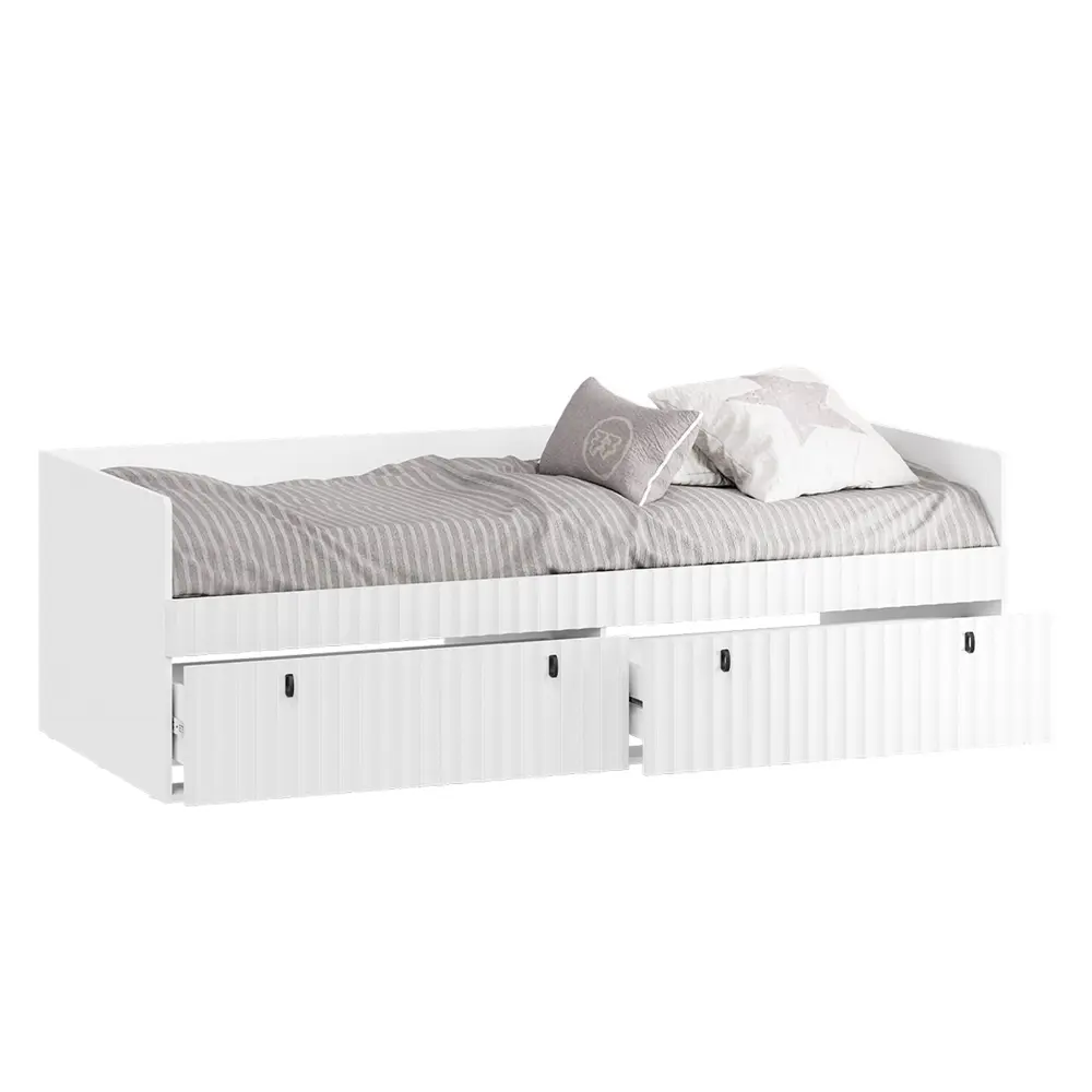 Фото 2 Кровать Трия Тиффани 90x200 см цвет белый Фото 2 Кровать Трия Тиффани 90x200 см цвет белый