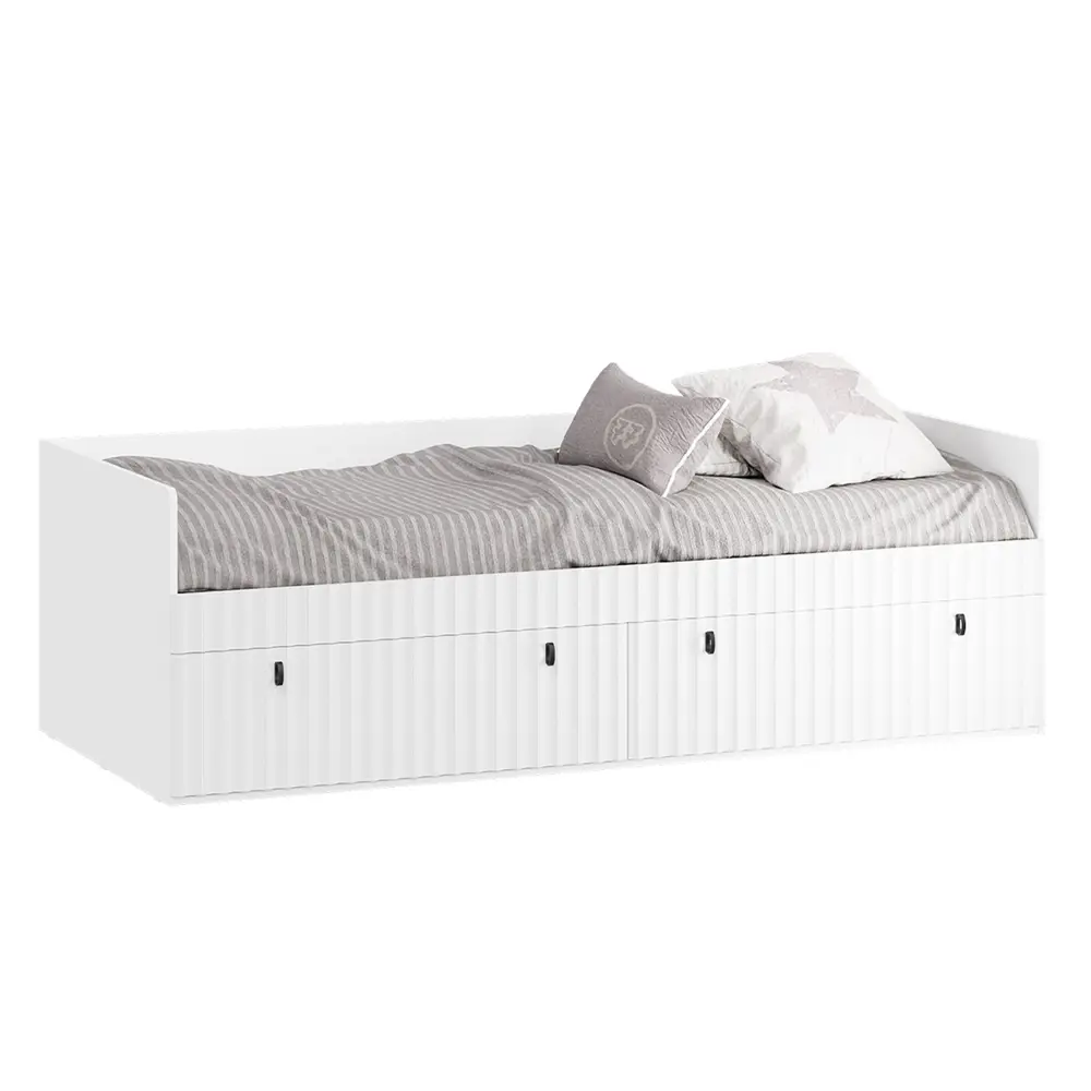 Фото Кровать Трия Тиффани 90x200 см цвет белый Фото Кровать Трия Тиффани 90x200 см цвет белый