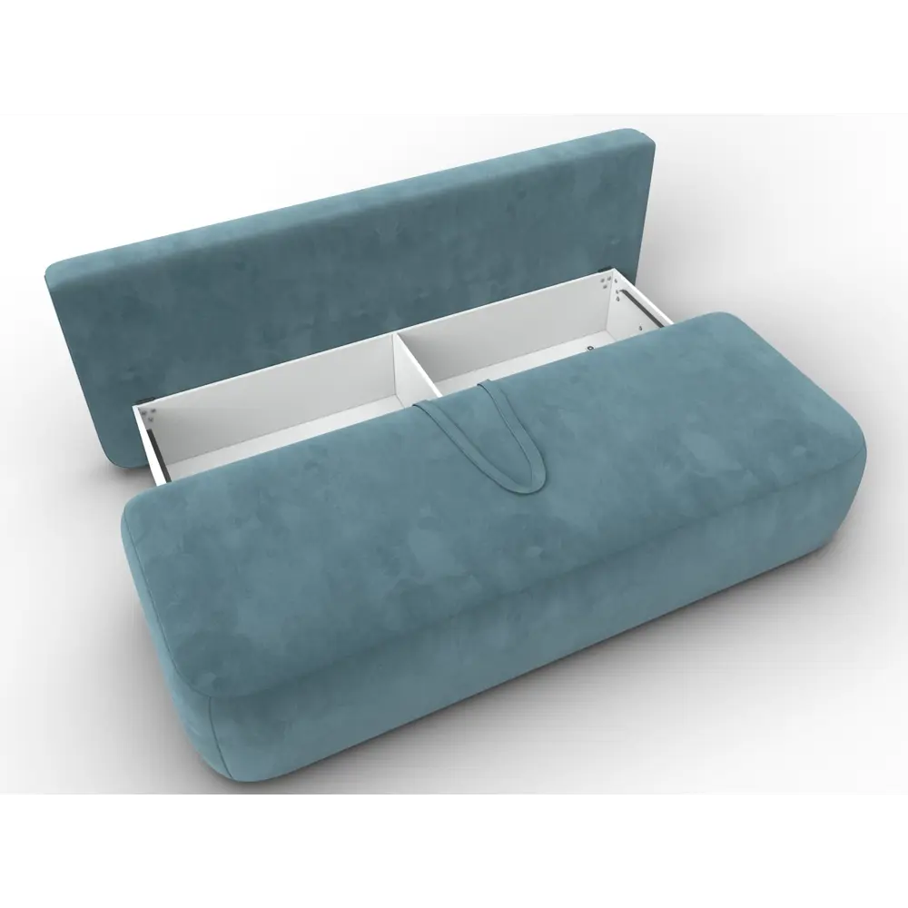 Фото 7 Диван раскладной Лига диванов Лига-090 206x81x91 см велюр цвет seven 113 бирюзовый Фото 7 Диван раскладной Лига диванов Лига-090 206x81x91 см велюр цвет seven 113 бирюзовый