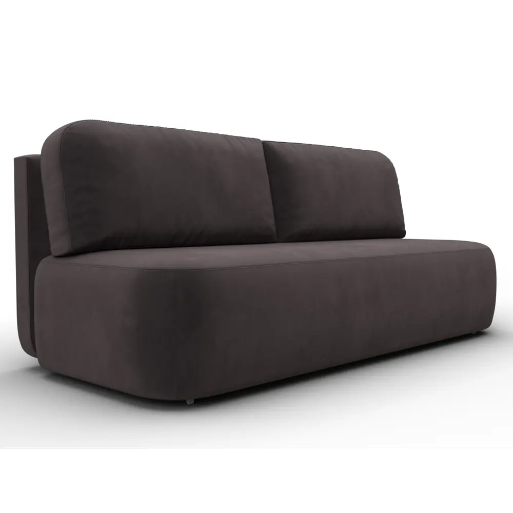 Фото Диван раскладной Лига диванов Лига-090 206x81x91 см велюр цвет seven 727 коричневый Фото Диван раскладной Лига диванов Лига-090 206x81x91 см велюр цвет seven 727 коричневый