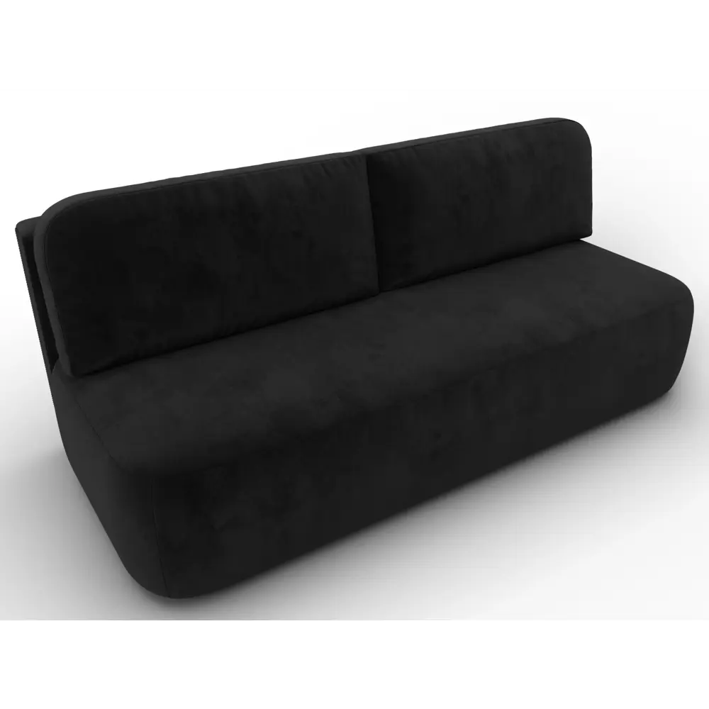 Фото 6 Диван раскладной Лига диванов Лига-090 206x81x91 см велюр цвет seven 35 черный Фото 6 Диван раскладной Лига диванов Лига-090 206x81x91 см велюр цвет seven 35 черный
