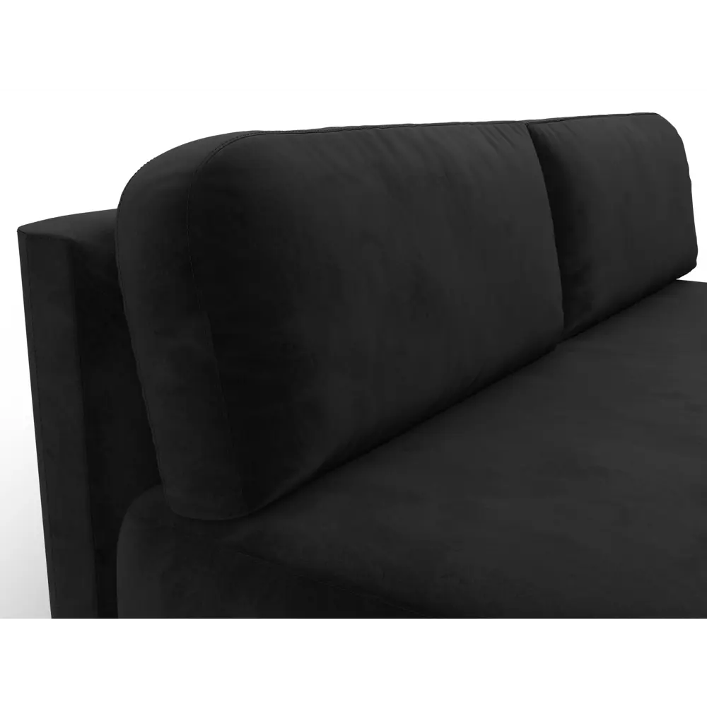 Фото 3 Диван раскладной Лига диванов Лига-090 206x81x91 см велюр цвет seven 35 черный Фото 3 Диван раскладной Лига диванов Лига-090 206x81x91 см велюр цвет seven 35 черный