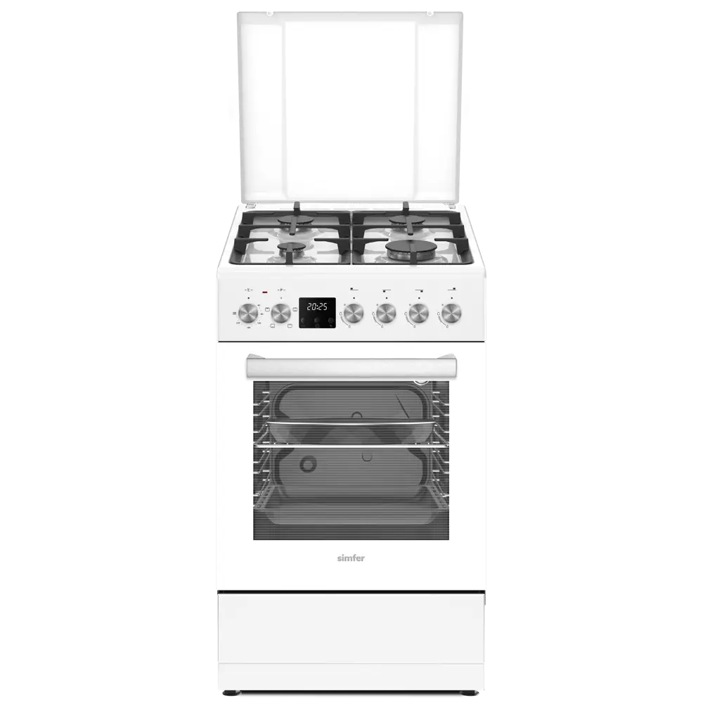 Фото Плита Simfer F56MW45025 61x86x49.8 см цвет белый Фото Плита Simfer F56MW45025 61x86x49.8 см цвет белый