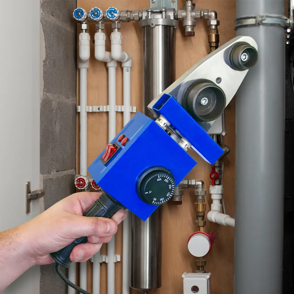 Фото 2 Аппарат для сварки пластиковых труб Мегеон 1500 Вт